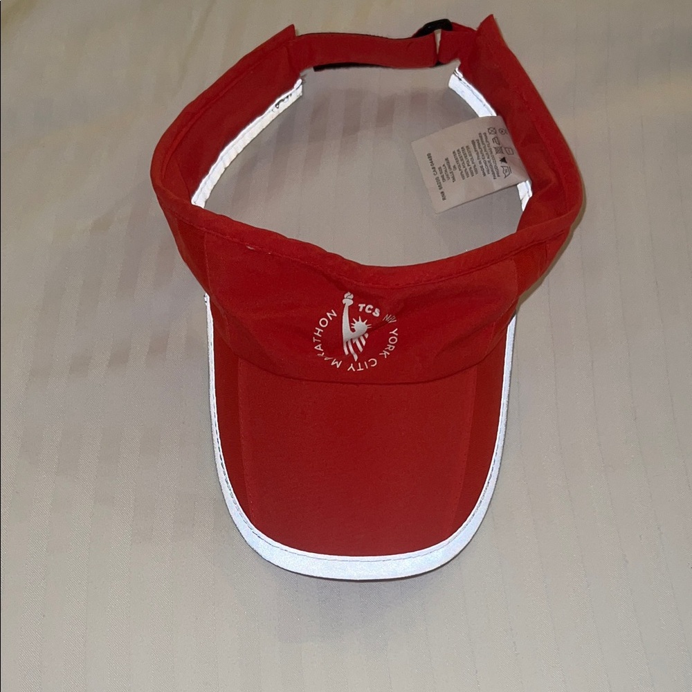 Asics red/orange Visor Hat
